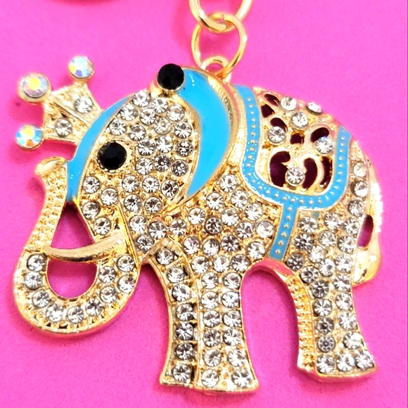 Handbags - 576 Blue Elephant Bag Charm/ Keychain 🩵🐘🩵🐘